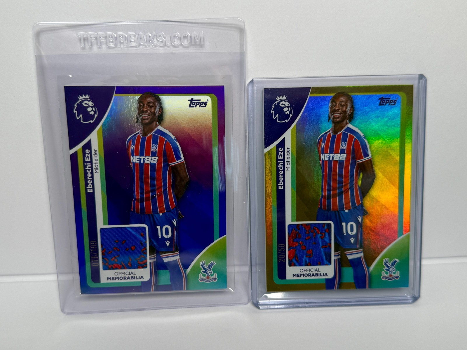Topps Premier League 2025/26 - EBERECHI EZE Patch /50 + /199 - Crystal Palace for sale on Ebay