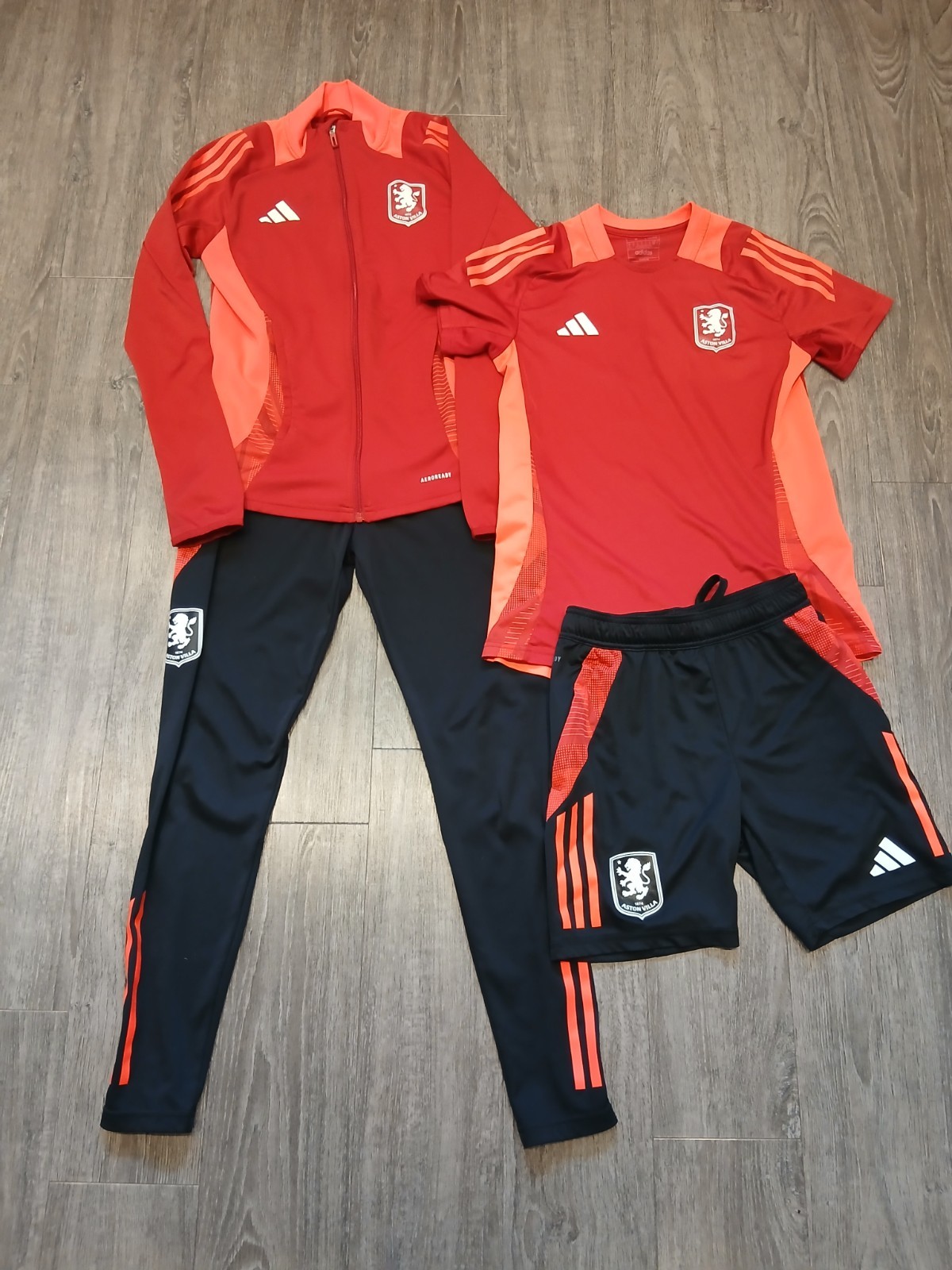 Aston Villa Tracksuit and Training Kit Age 11-13 for sale on Ebay