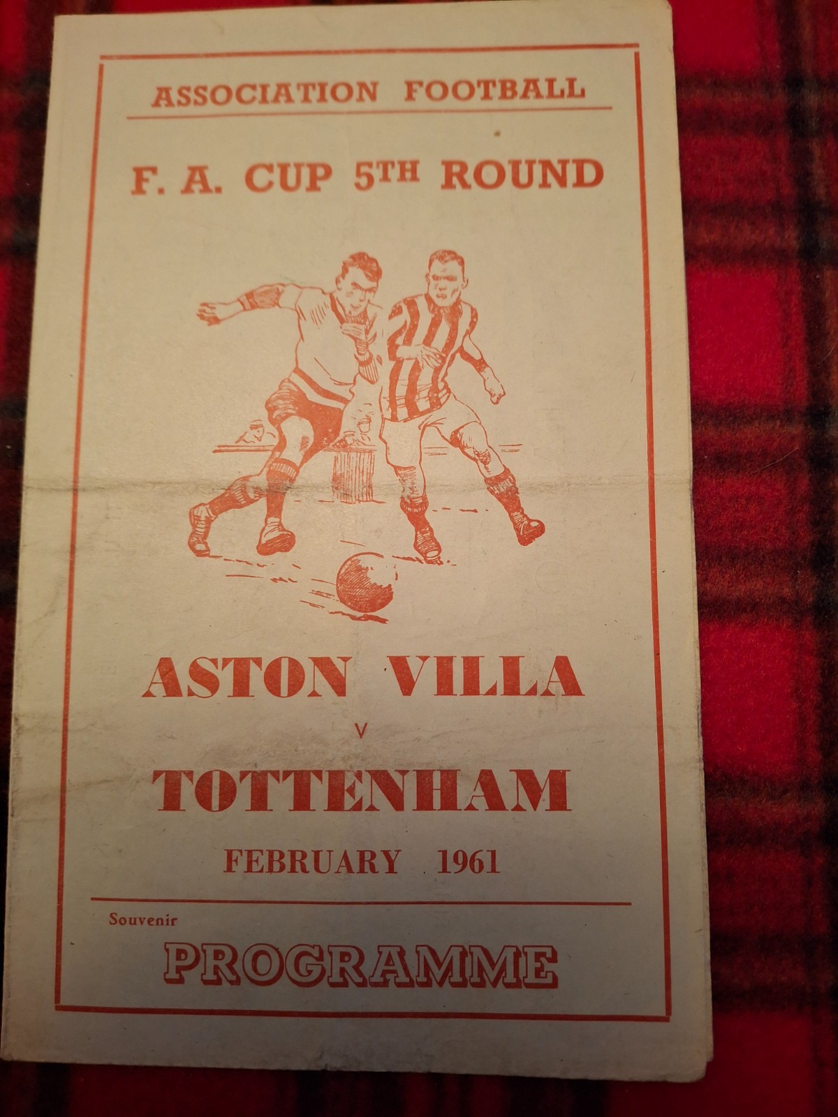 ASTON VILLA PIRATE PROG V TOTTENHAM 1960-61 DOUBLE SEASON. for sale on Ebay