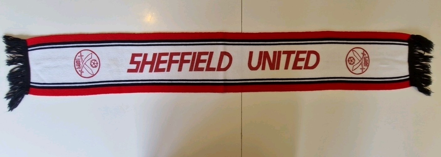 Sheffield United Football Scarf Vintage for sale on Ebay