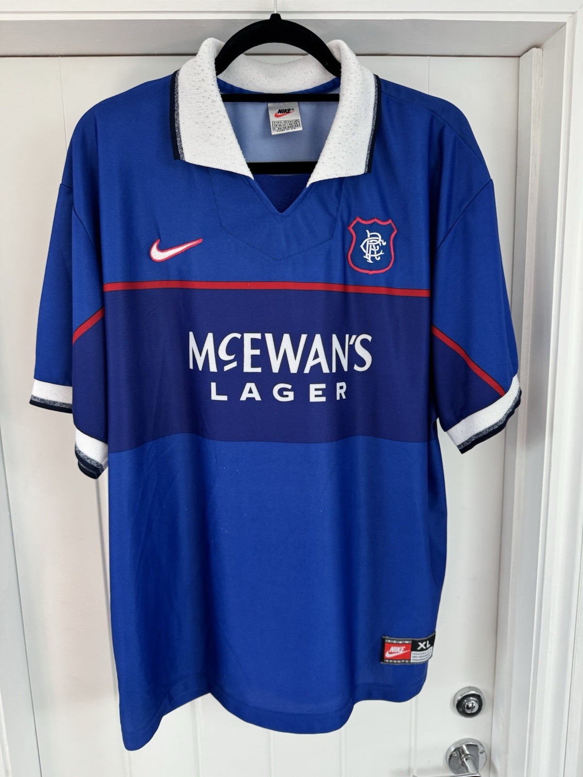 Glasgow Rangers Home Shirt 1997/99 Nike Size XL for sale on Ebay