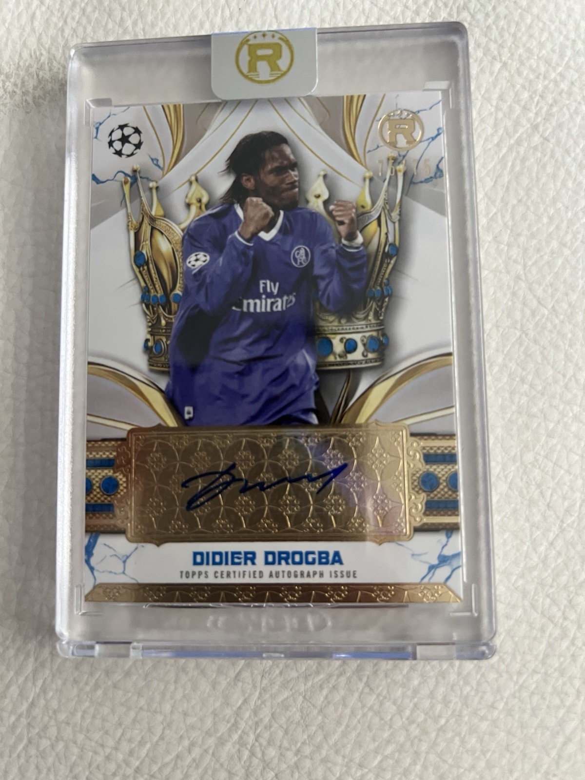Topps Reverence UCC 24/25 Didier Drogba /75Auto Chelsea for sale on Ebay