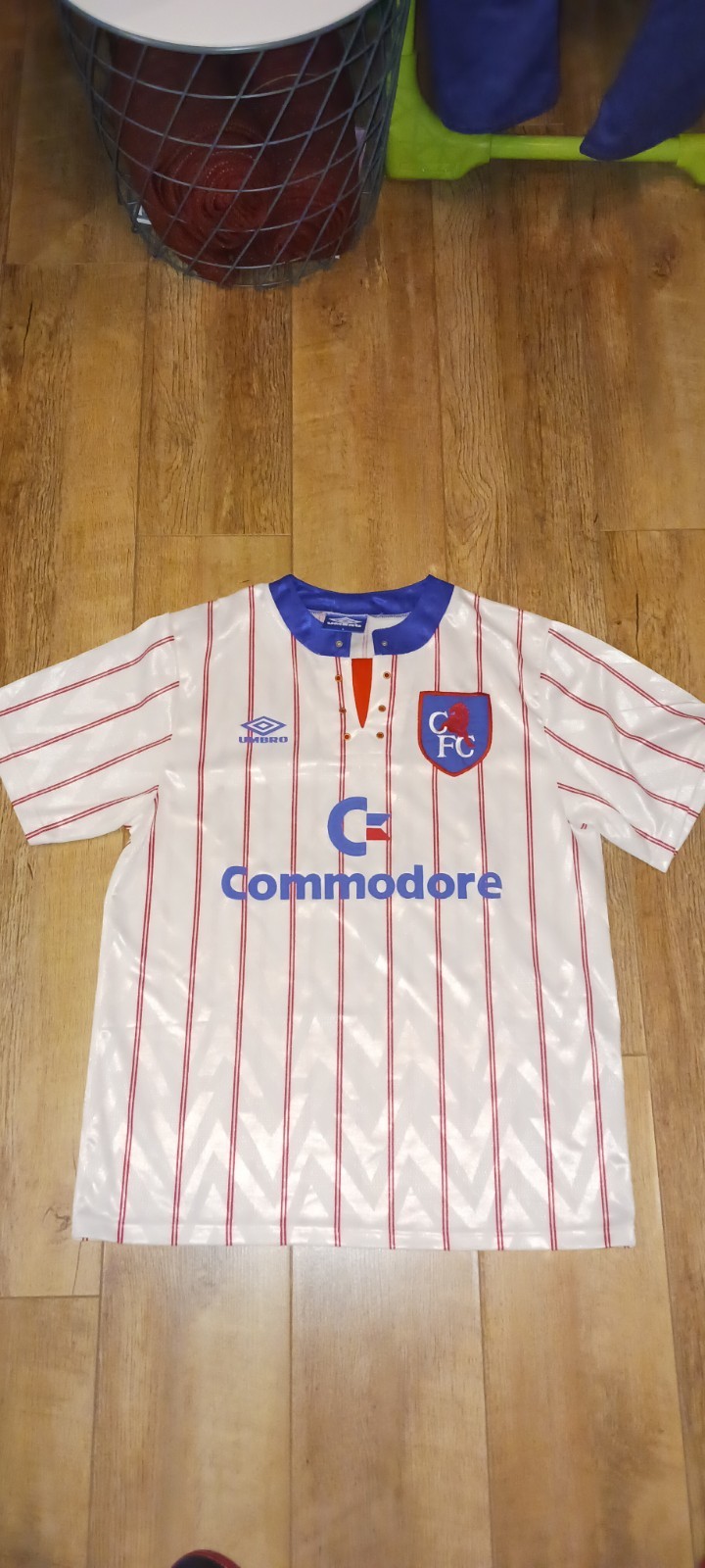 Original Authentic Umbro red/white Chelsea 1992/1994 Away Shirt Mens Large for sale on Ebay