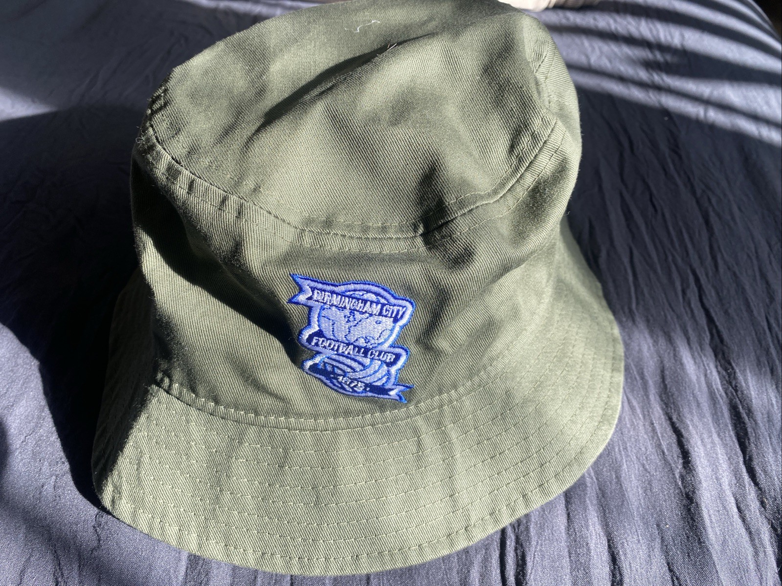 Birmingham City FC Sequoia Green Bucket Hat Medium for sale on Ebay