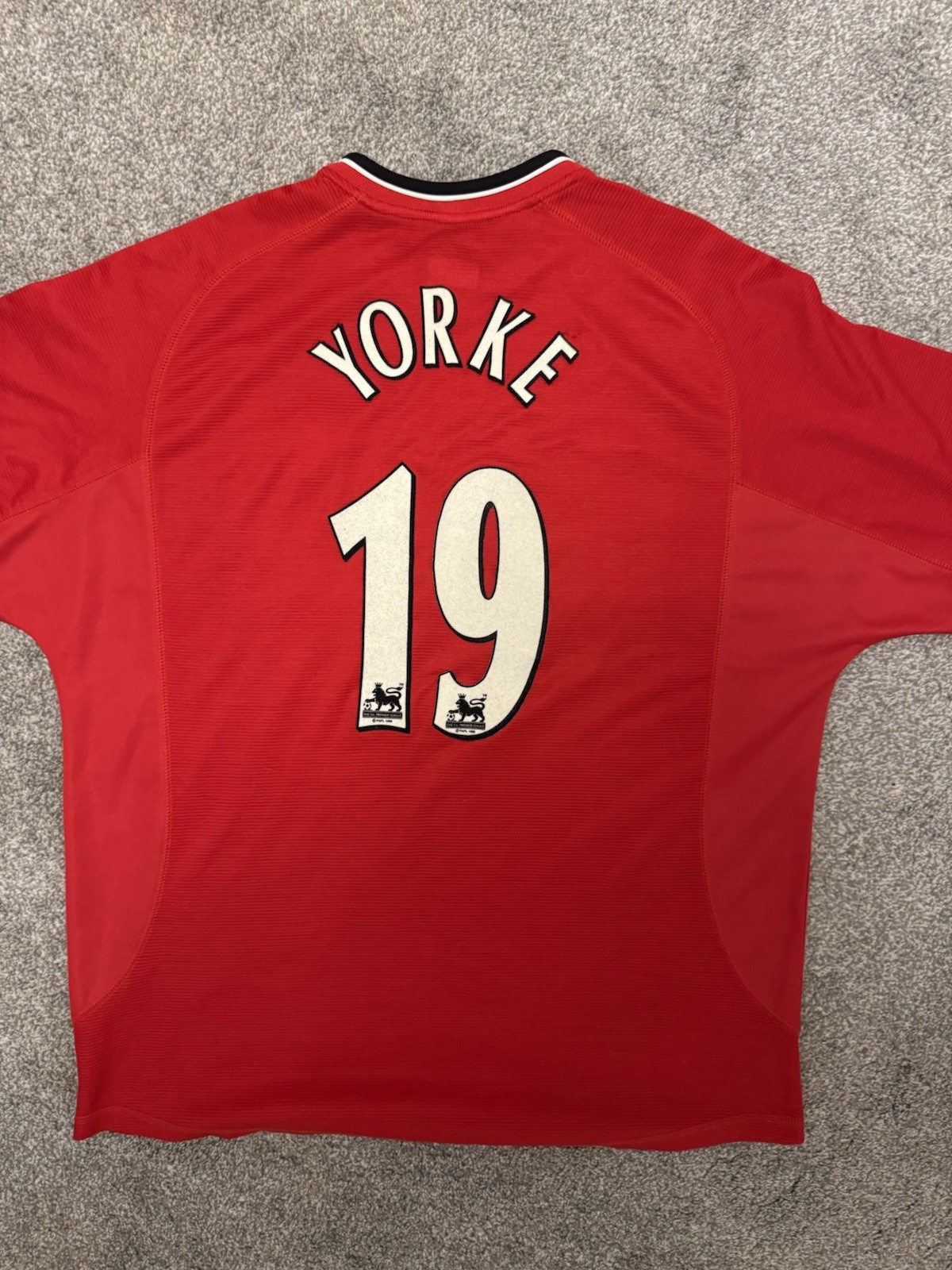 Manchester United 2000 Home Shirt Yorke 19 Rare men XXL for sale on Ebay