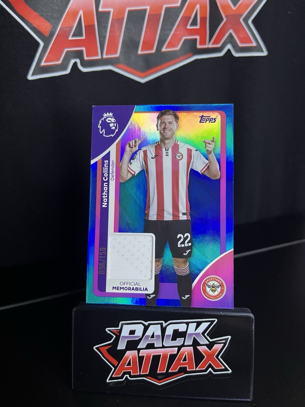Topps Premier League 2026 25/26 Nathan Collins Player Worn Patch /150 Brentford for sale on Ebay