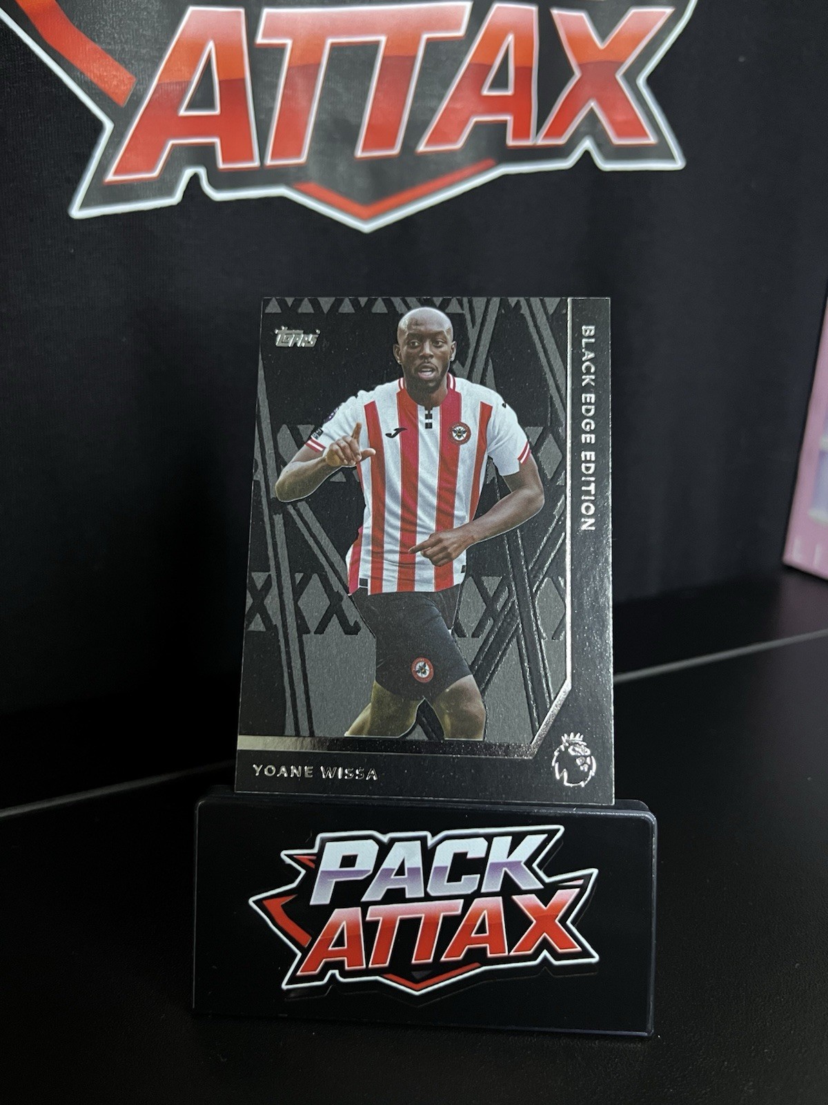 Topps Premier League 2026 25/26 Yoane Wissa Black Edge Edition Brentford for sale on Ebay