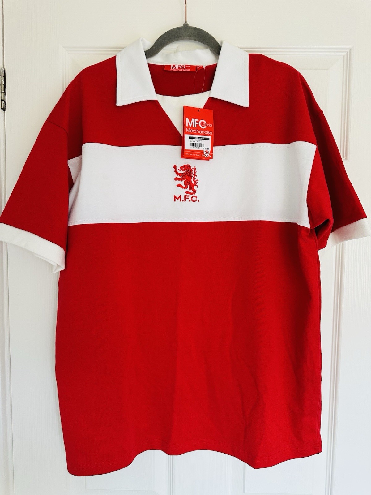 Middlesbrough FC Retro 1973/74 Shirt - Home - mens Size XXL for sale on Ebay