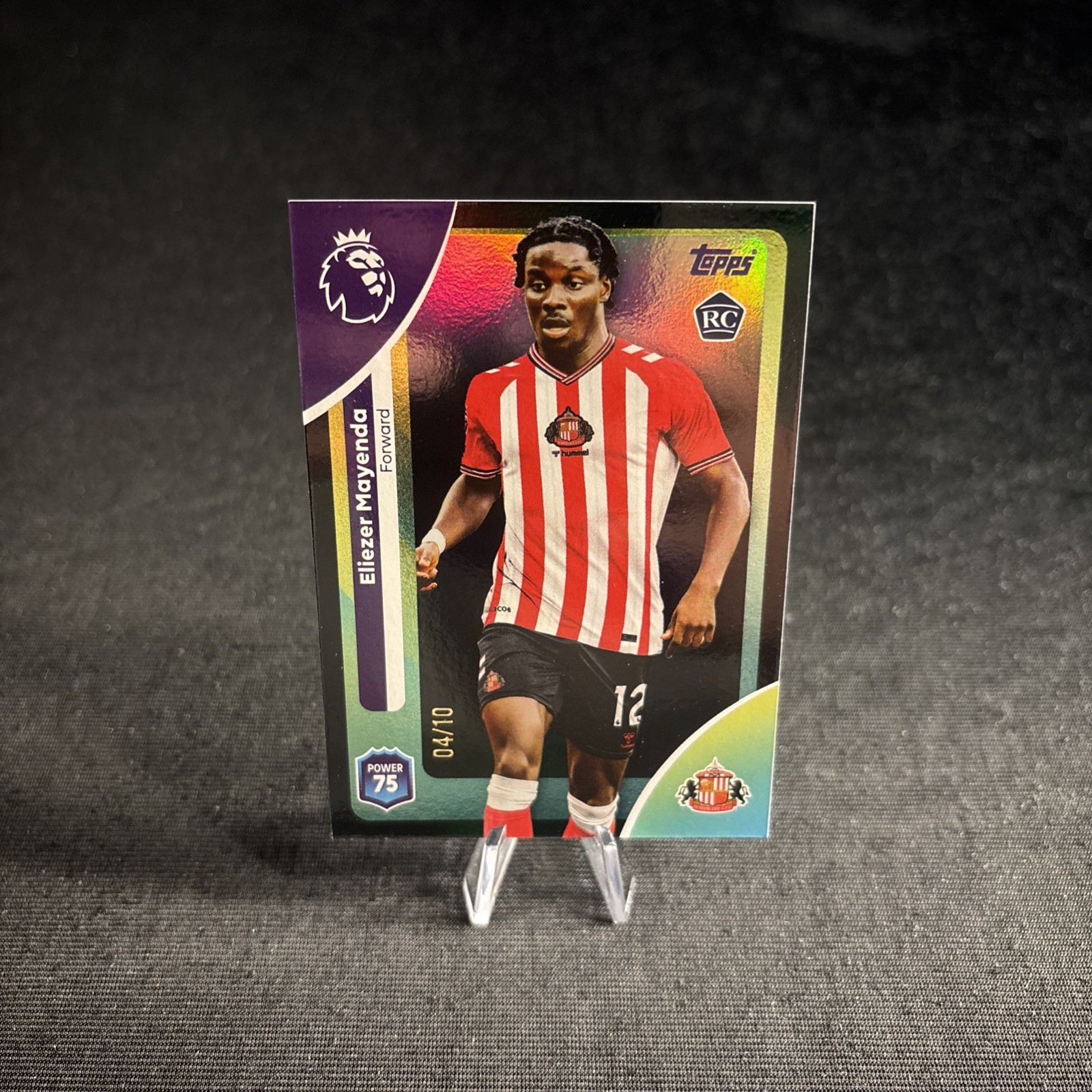 2026 Topps Premier League Eliezer Mayenda Black /10 Sunderland for sale on Ebay