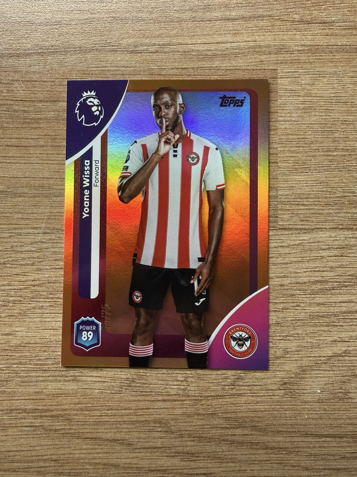 Topps Premier League 2026 Yoanne Wissa Brentford /25 for sale on Ebay