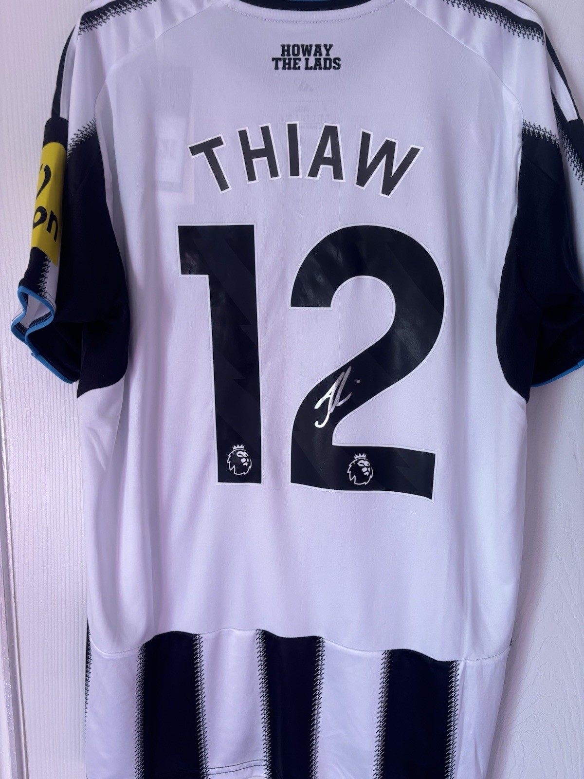 Malick Thiaw Signed Newcastle Shirt With COA Germany for sale on Ebay