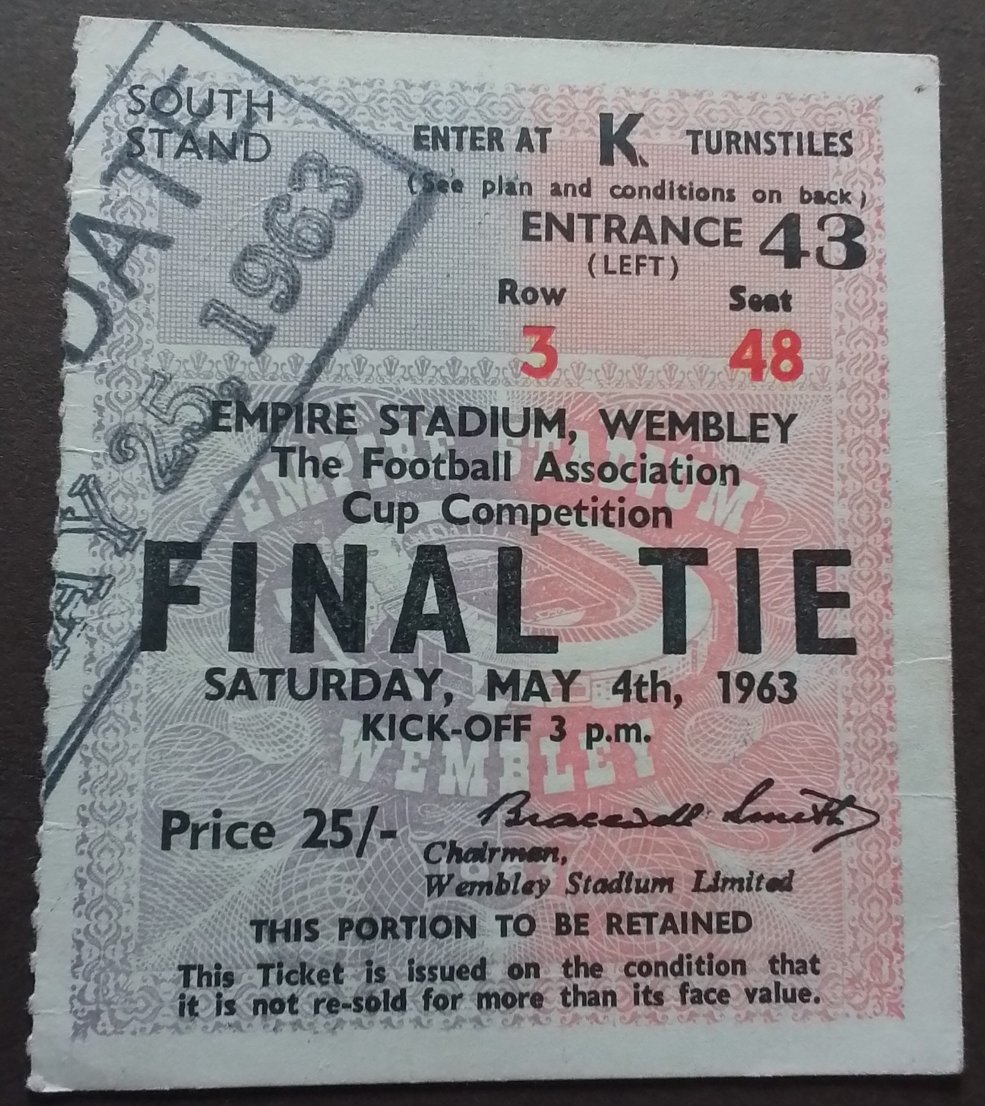 Manchester United v Leicester City FA Cup Final 1963 🏆 for sale on Ebay