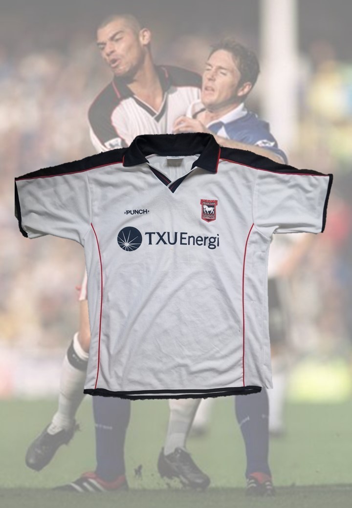 Ipswich Town Football Club 2001/02 Away Shirt no.14 Jermaine Wright (Medium) for sale on Ebay