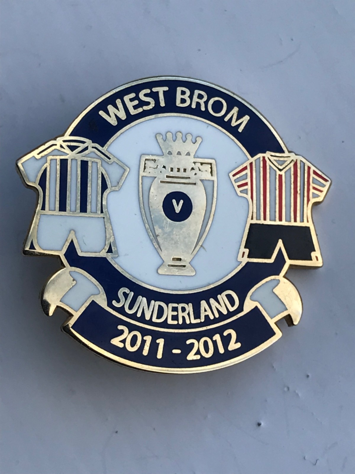West Bromwich Albion v Sunderland (1) Enamel Pin Badge for sale on Ebay