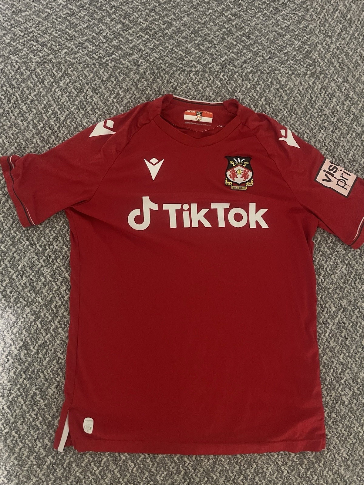 2022 / 2023 Wrexham Home Shirt Large  for sale on Ebay