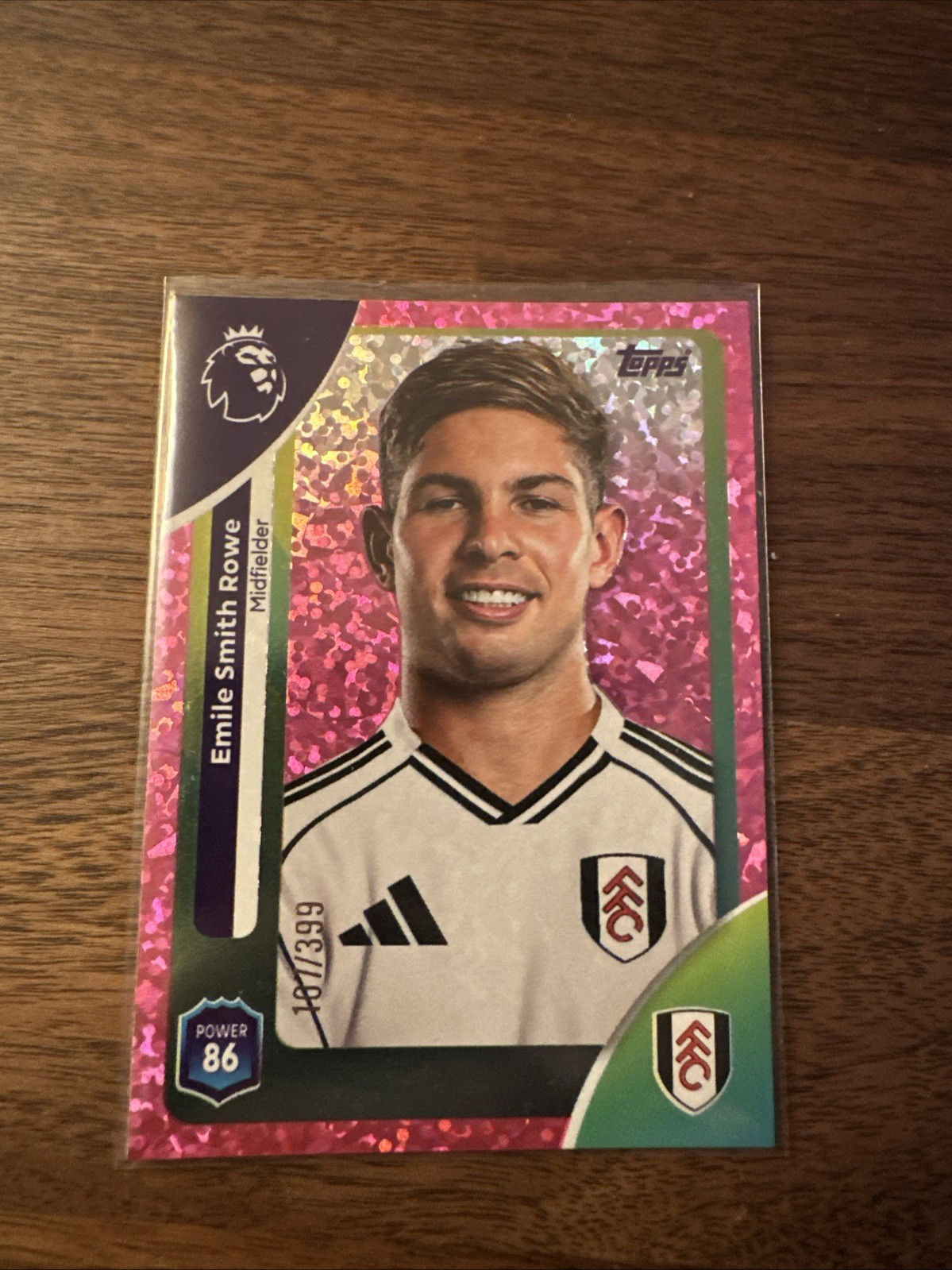 2026 Topps Premier League Emile Smith Rowe Fulham /399 for sale on Ebay