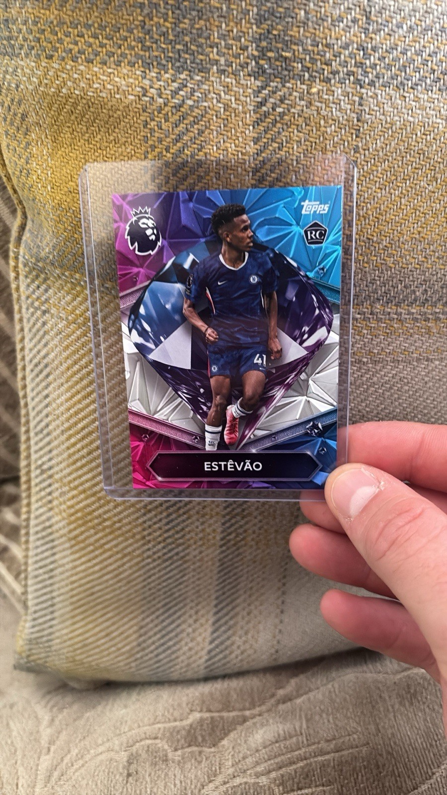 Topps 2026 Estevao Diamond Rookie Card Chelsea Premier League for sale on Ebay
