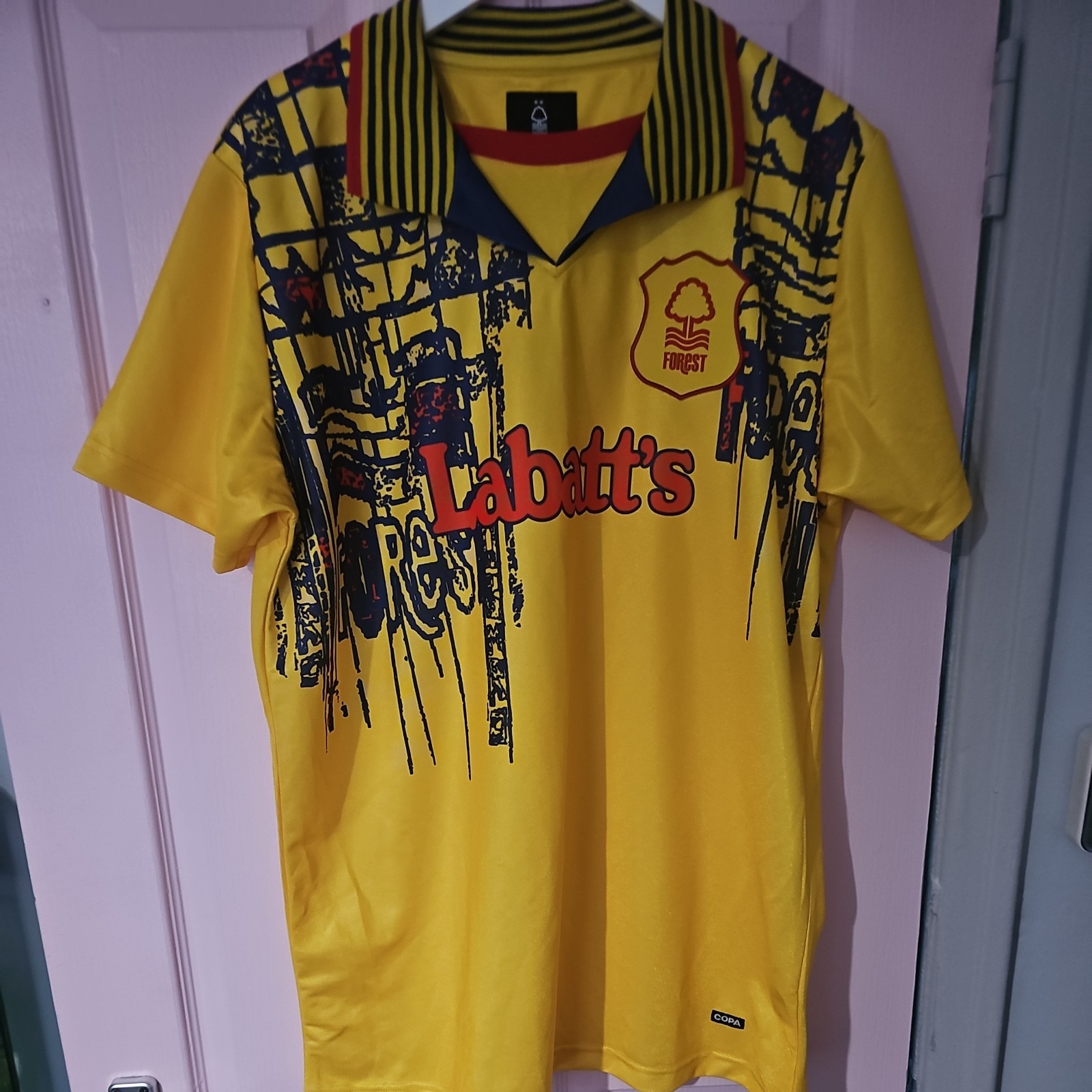 COPA Nottingham Forest football shirt Labatts  1995-97 away shirt Size XXL for sale on Ebay