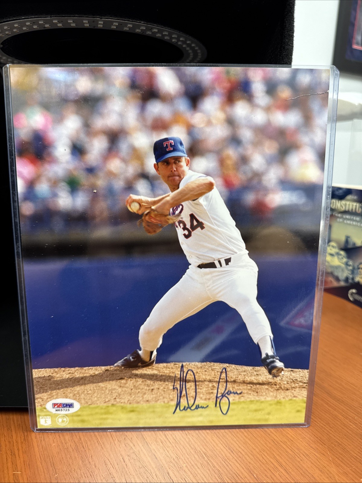 Nolan Ryan Autographed Signed 8x10 Photo Texas Rangers PSA/DNA for sale on Ebay