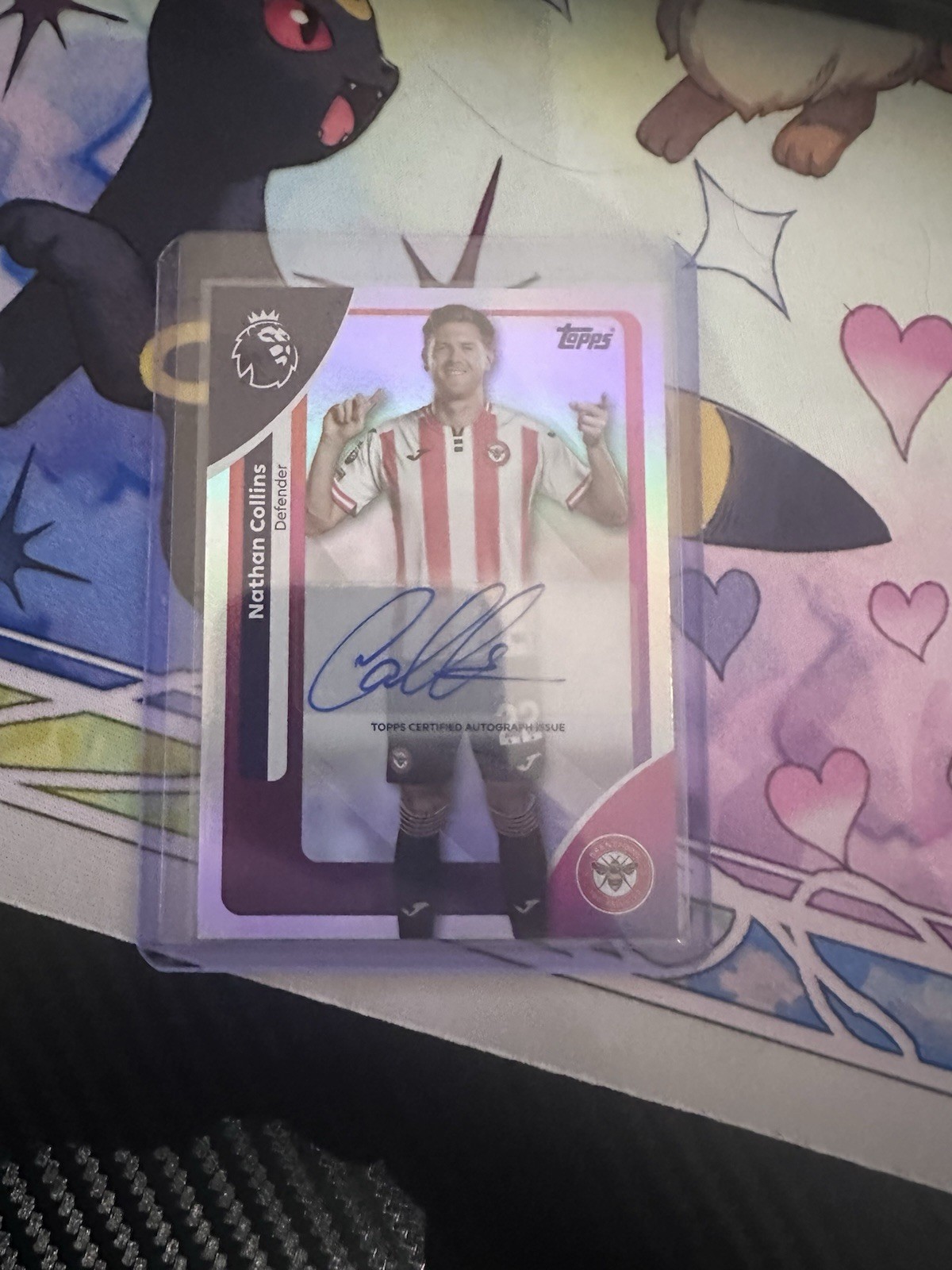 Topps Premier League 2026 Nathan Collins Auto Brentford Autograph for sale on Ebay