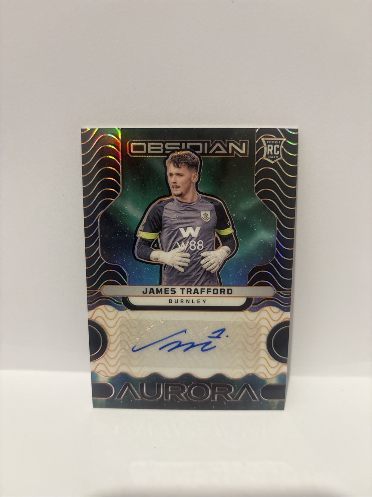 James Trafford Auto /49  2023-24 Panini Obsidian 