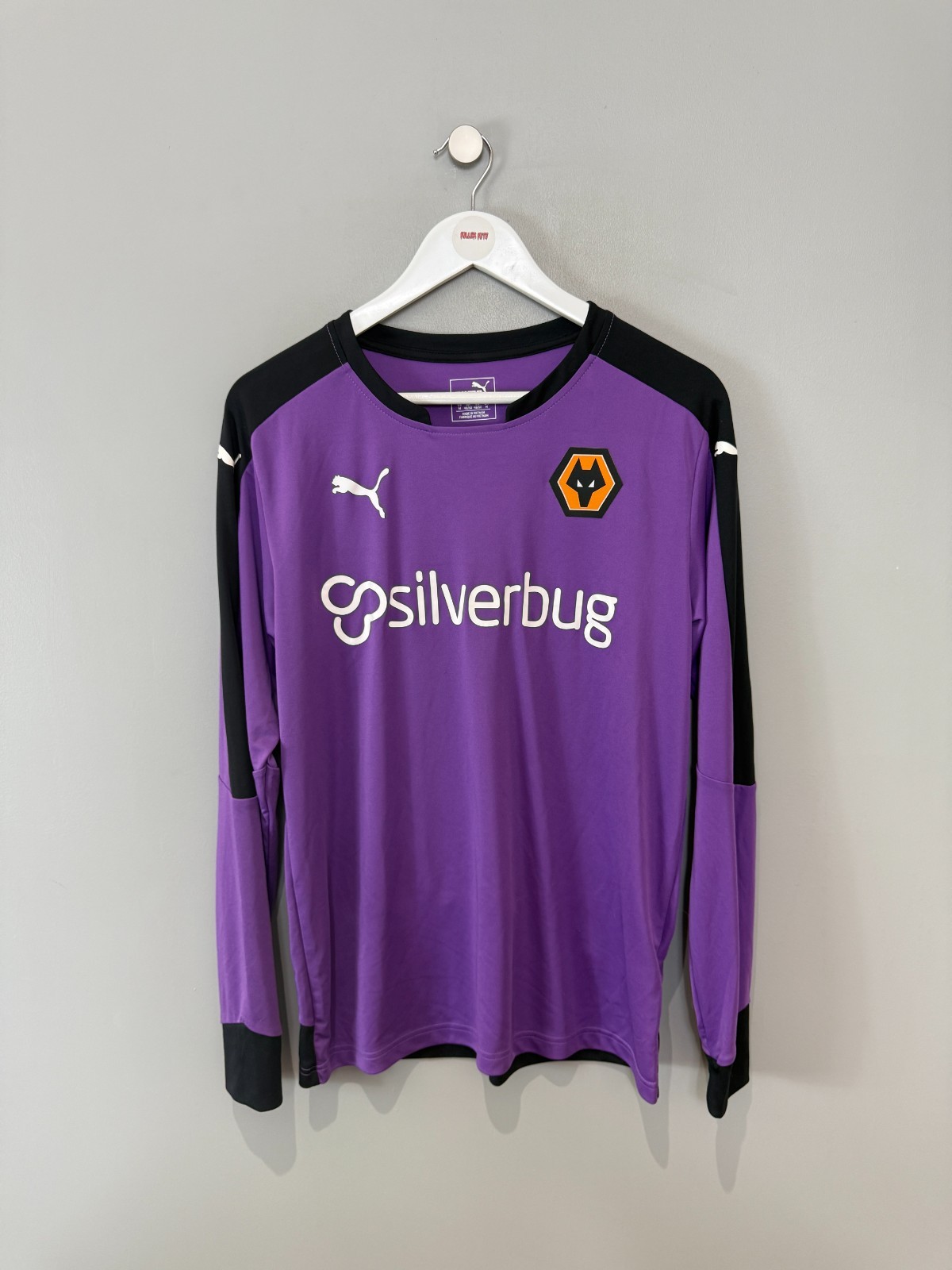 WOLVES 2015/16 GOALKEEPER SHIRT  (size M)  PUMA ORIGINAL VINTAGE FOOTBALL SHIRT for sale on Ebay