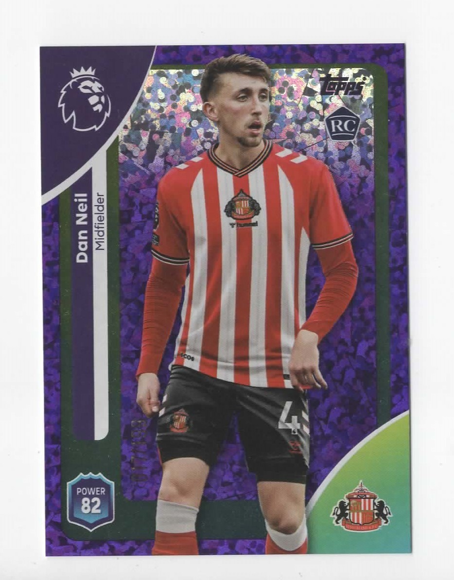 Topps Premier League 2026  Sunderland Dan Neil Sunderland Rookie Card /199 for sale on Ebay