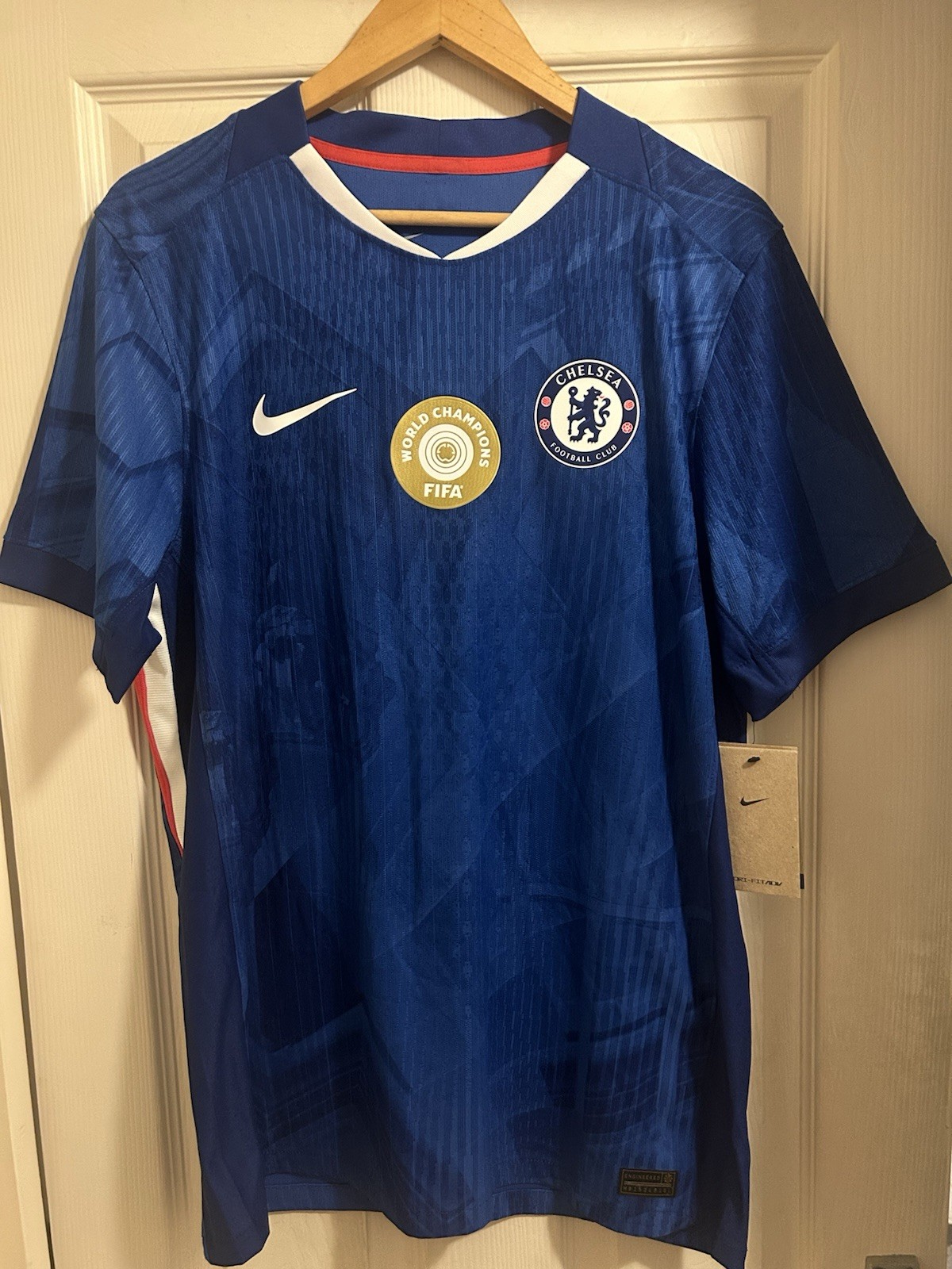 *BNWT*CHELSEA NIKE DRI-FIT ADV AUTHENTIC MATCH SHIRT 25-26 WORLD CHAMPS 25 LARGE for sale on Ebay