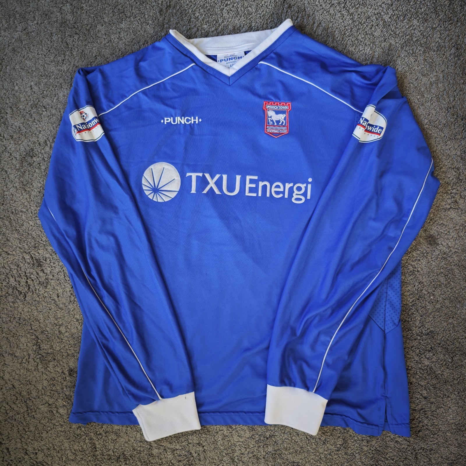 Ipswich Town Football Club 2002/03 Player Worn Shirt for sale on Ebay