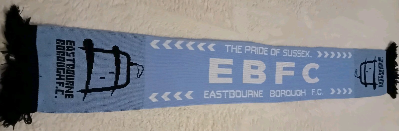 Eastbourne Borough FC Non League Scarf for sale on Ebay
