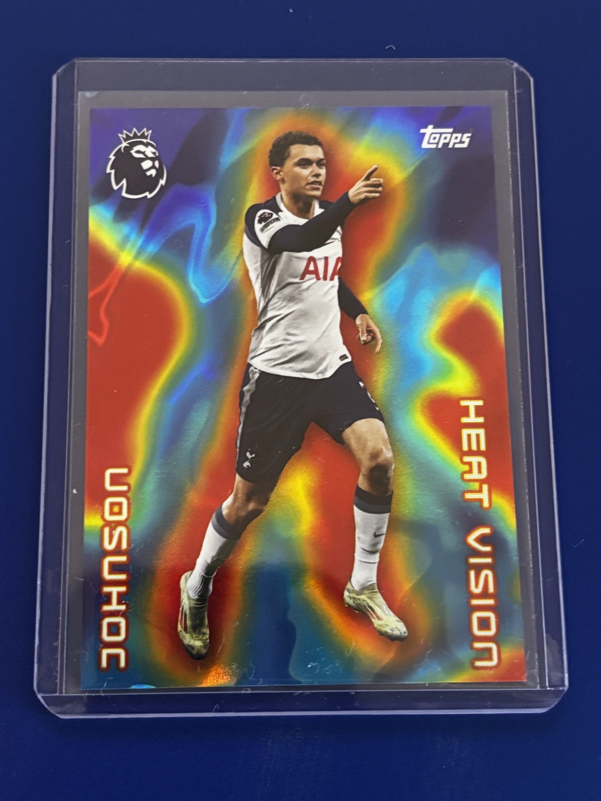 Brennan Johnson Heat Vision Topps - Tottenham for sale on Ebay