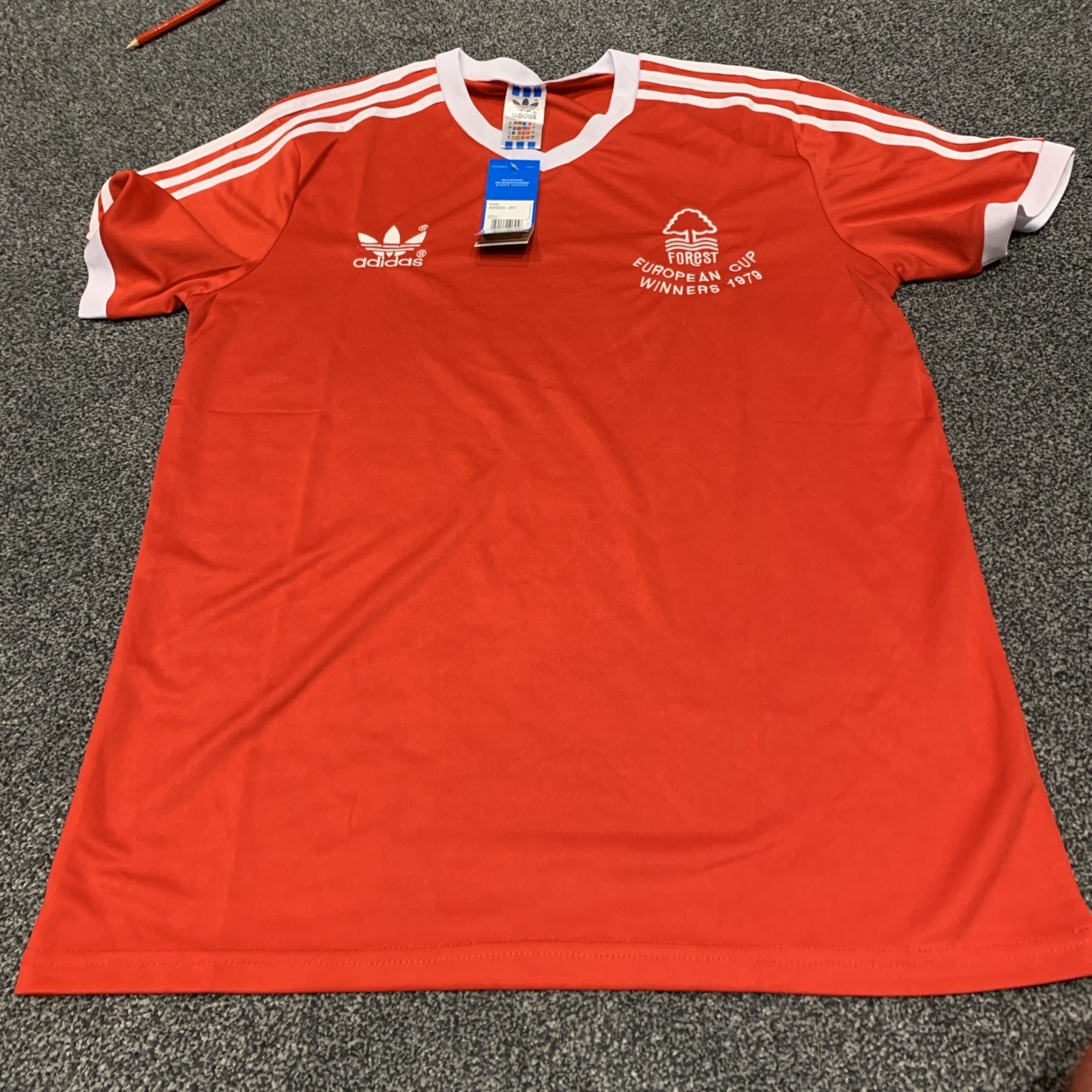 Nottingham Forest 1979 European Cup Final Replica Shirt - SIZE Large for sale on Ebay
