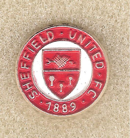 UK - SHEFFIELD UNITED FC - 70a - Vintage enamel pin badge - rare for sale on Ebay