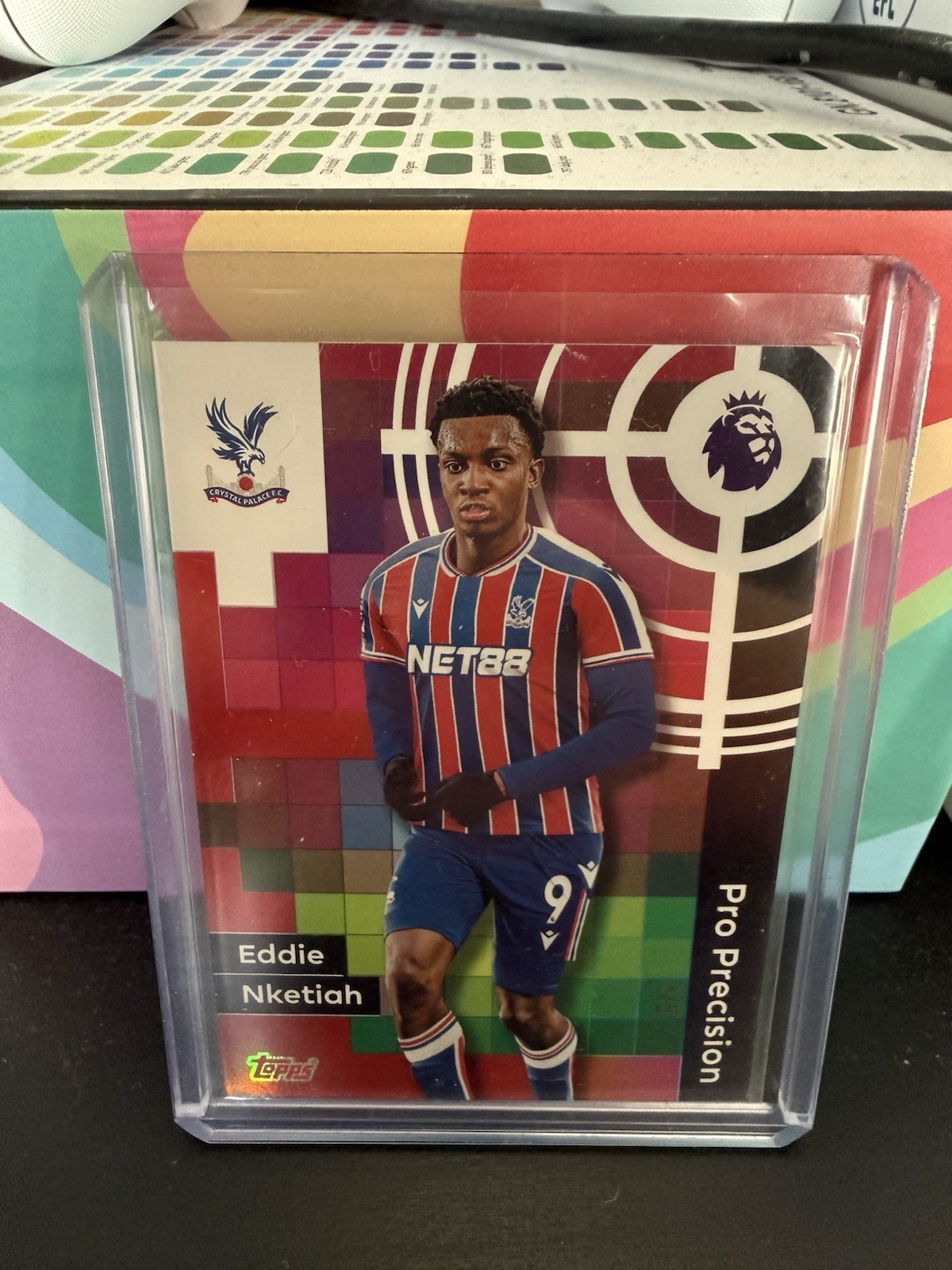 Topps 2025/2026 Eddie Nketiah Crystal Palace Pro Precision Football Card 1/5 for sale on Ebay