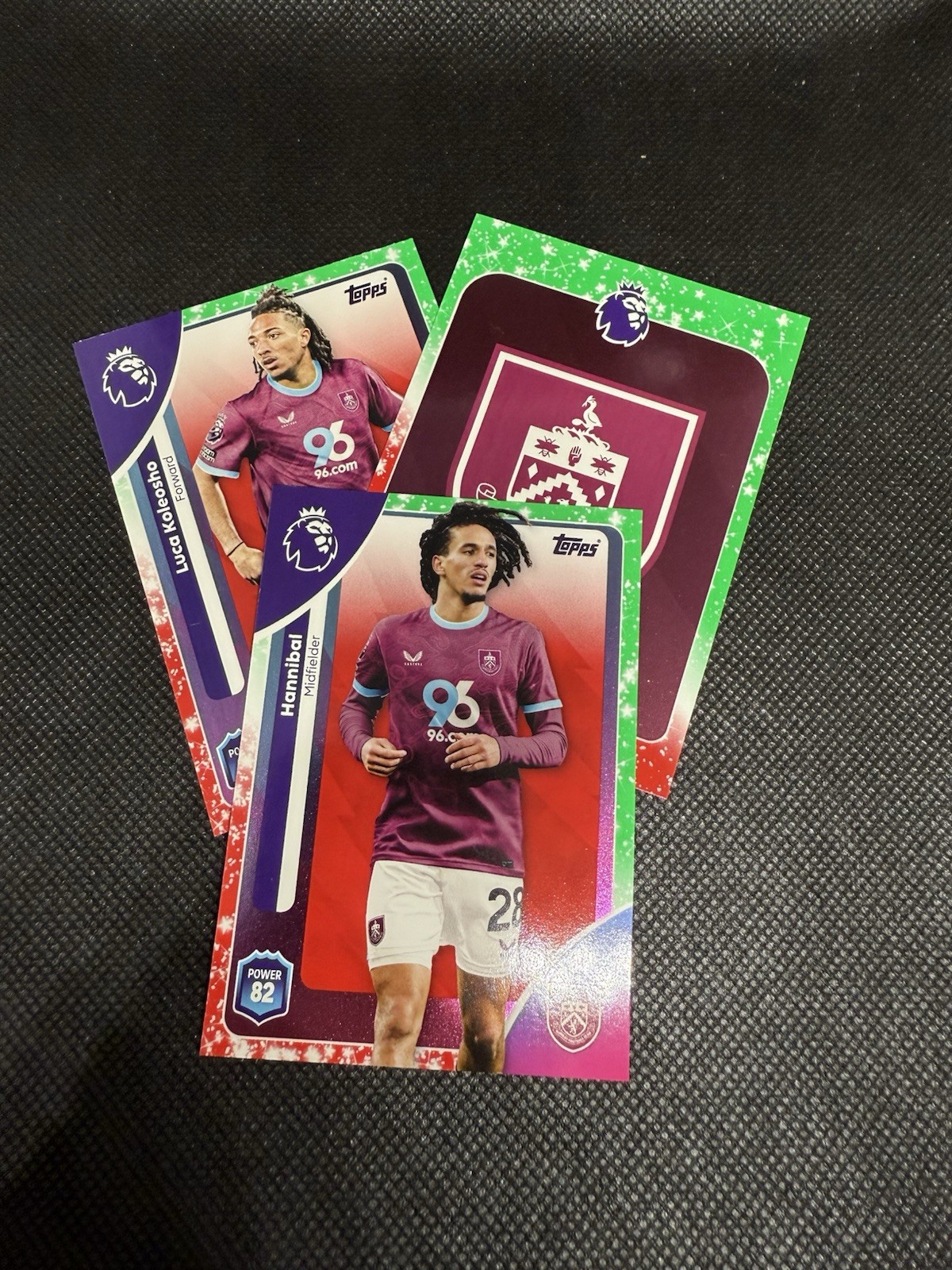 Topps Premier League 2026 Burnley Festive Parallels 3 Cards Total for sale on Ebay