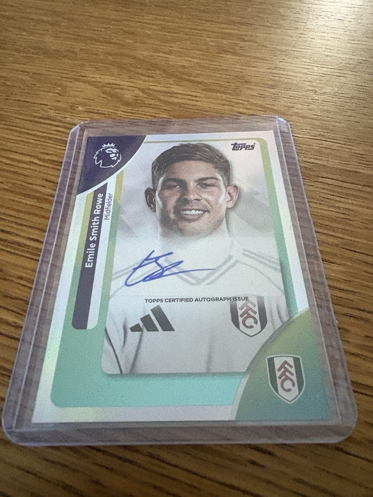 2026 Topps Premier League Emile Smith Rowe Fulham Autograph Fulham for sale on Ebay