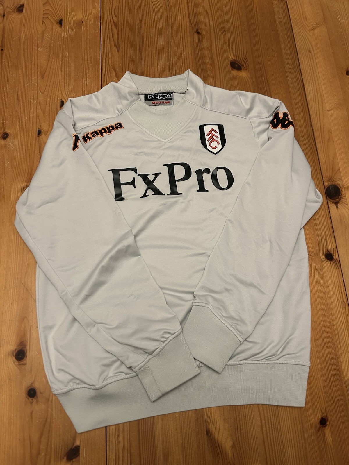 Fulham Fc Retro Training Shirts And Sweatshirts! Sizes M and S for sale on Ebay