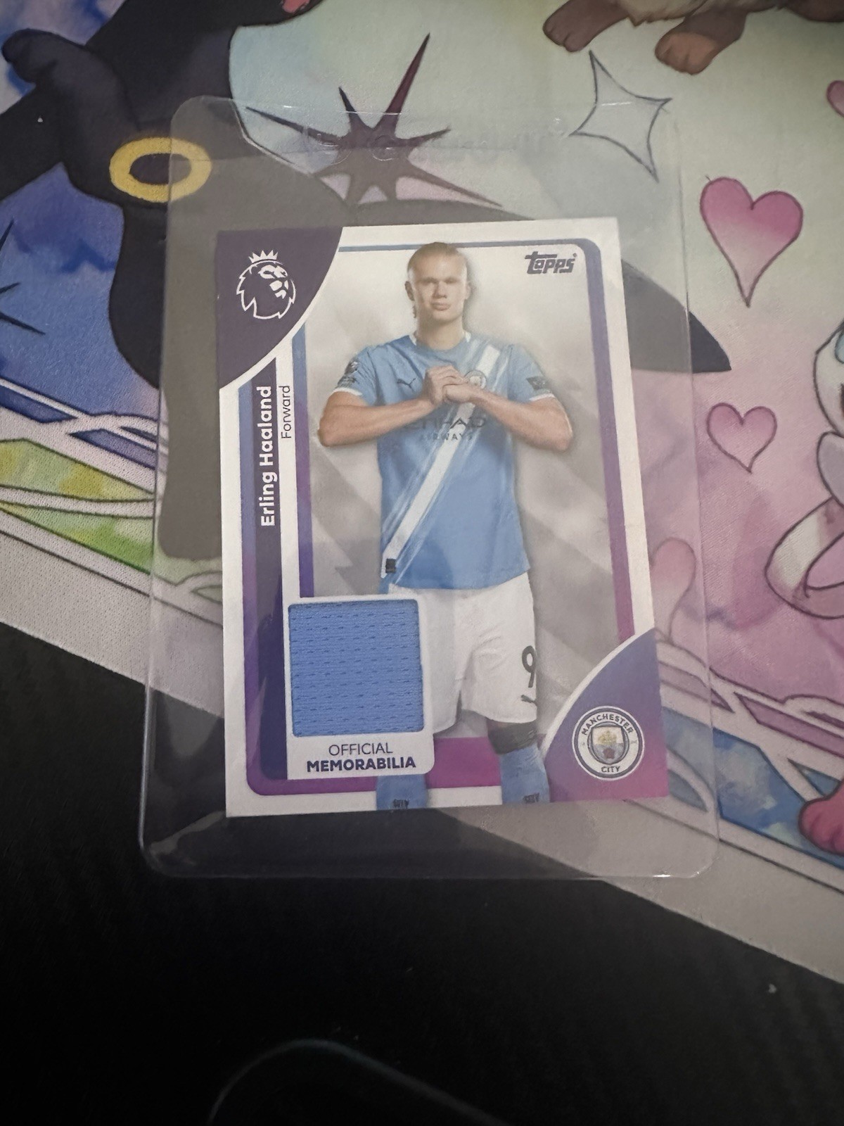 Topps Premier League 2026 Erling Haaland Manchester City Relic Patch Card for sale on Ebay
