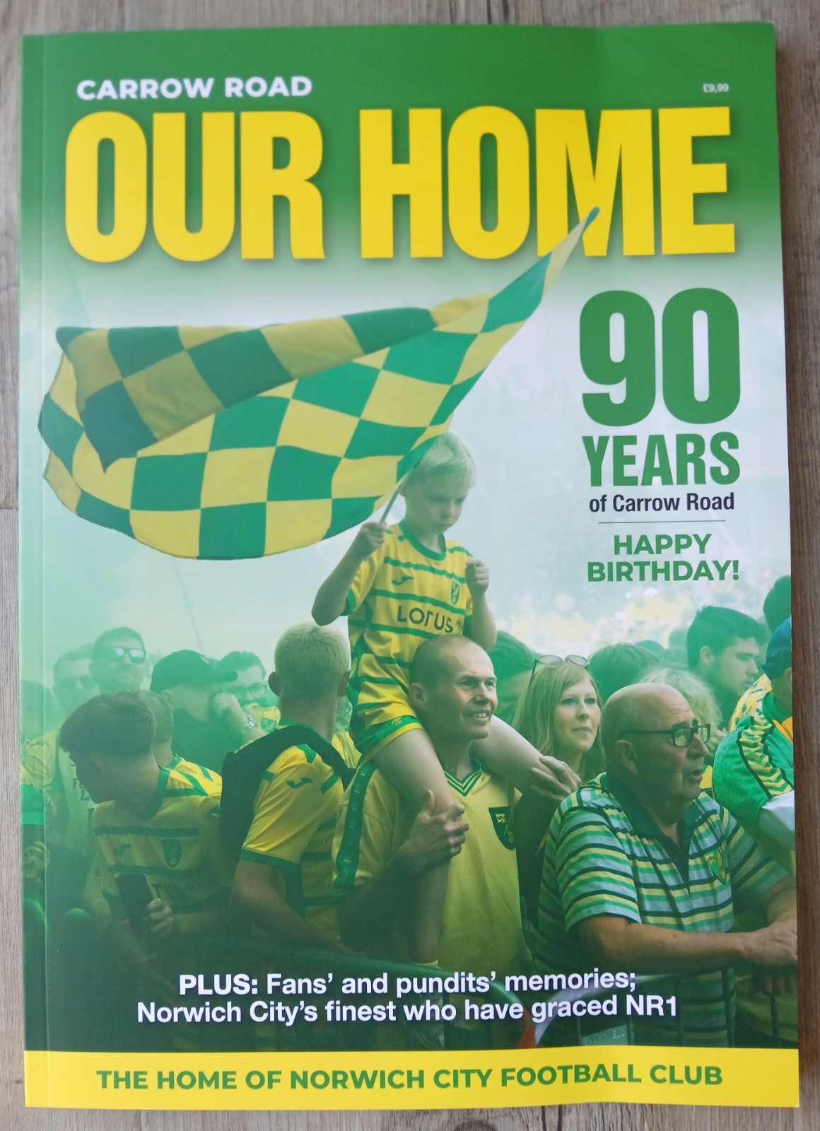 NEW - Norwich City - Carrow Road - Our Home 90 Years - Football Magazine - Fans for sale on Ebay