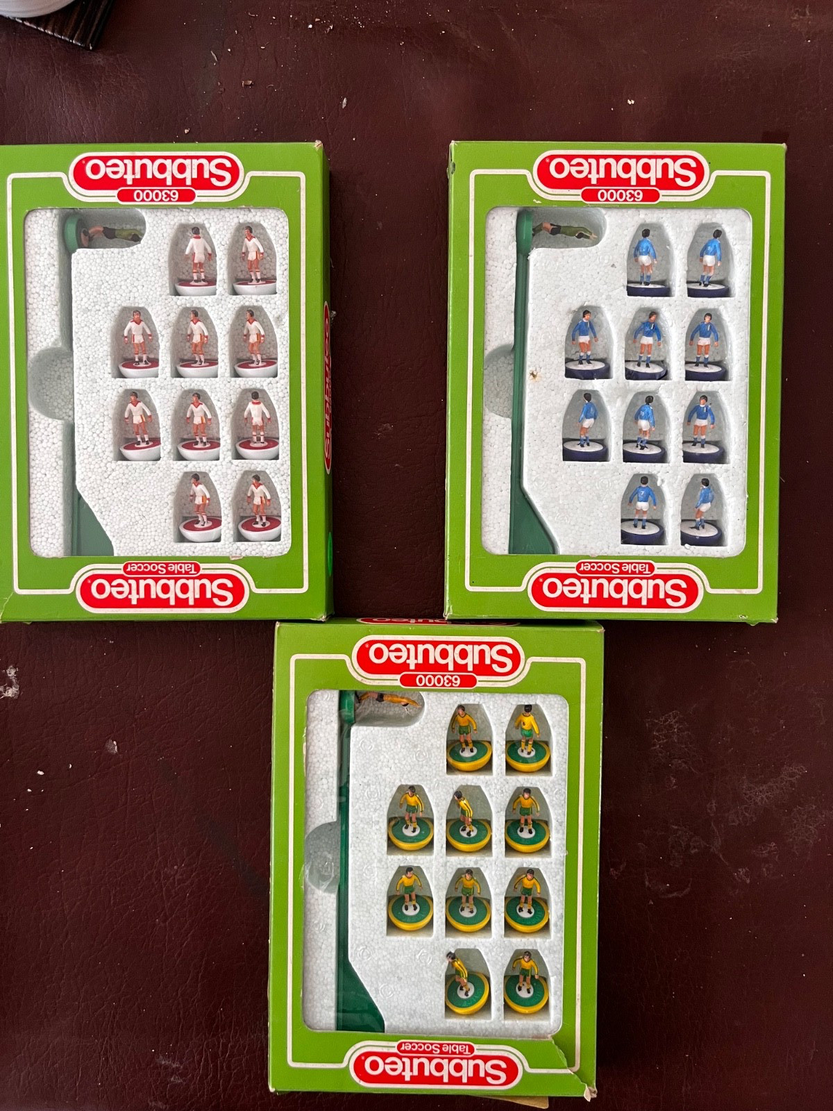 Subbuteo - Norwich City, Northern Ireland & Aberdeen Scotts Champions '85 for sale on Ebay