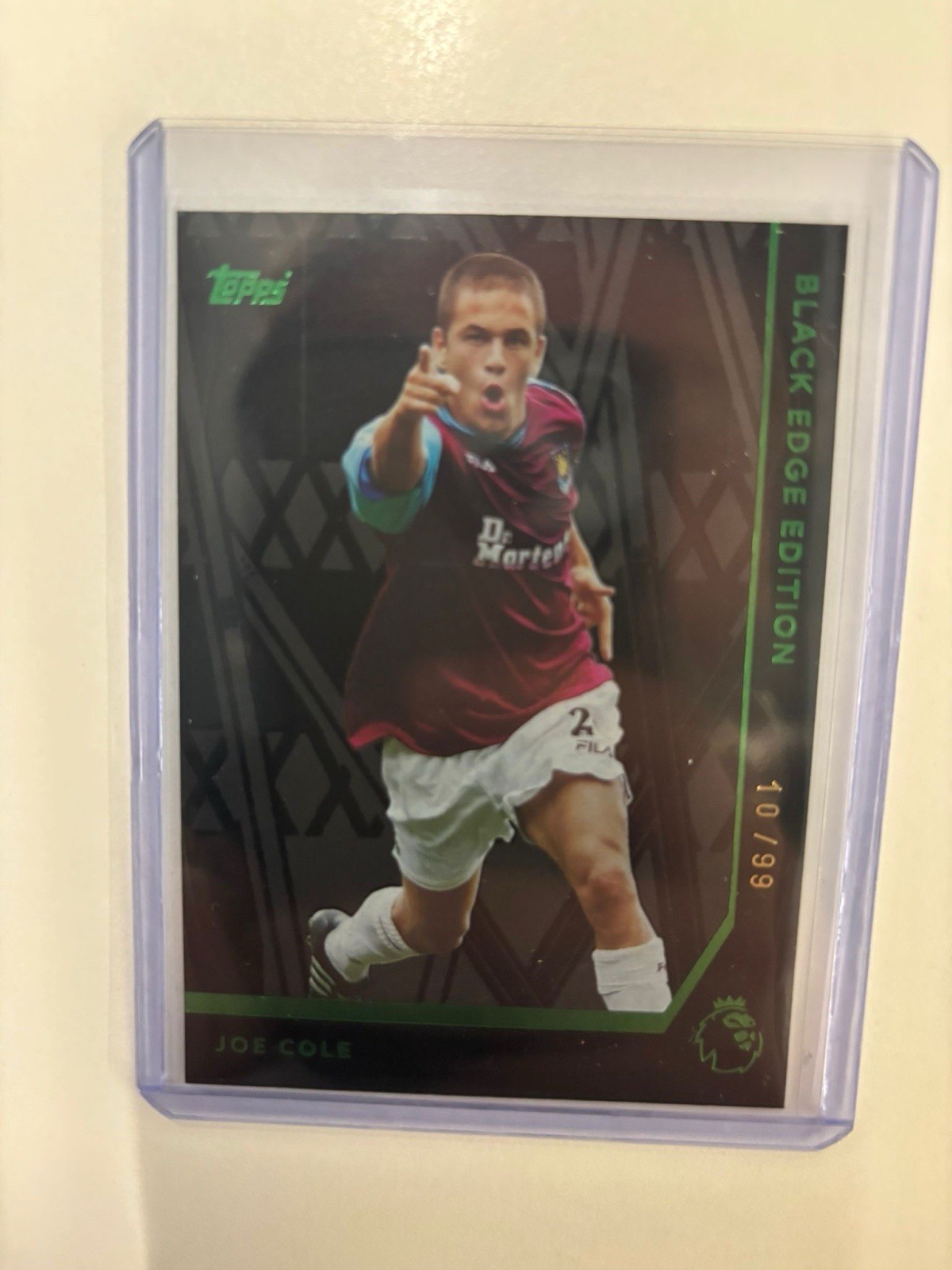 Topps Premier League 2026 Joe Cole /99 Black Edge Edition West Ham for sale on Ebay