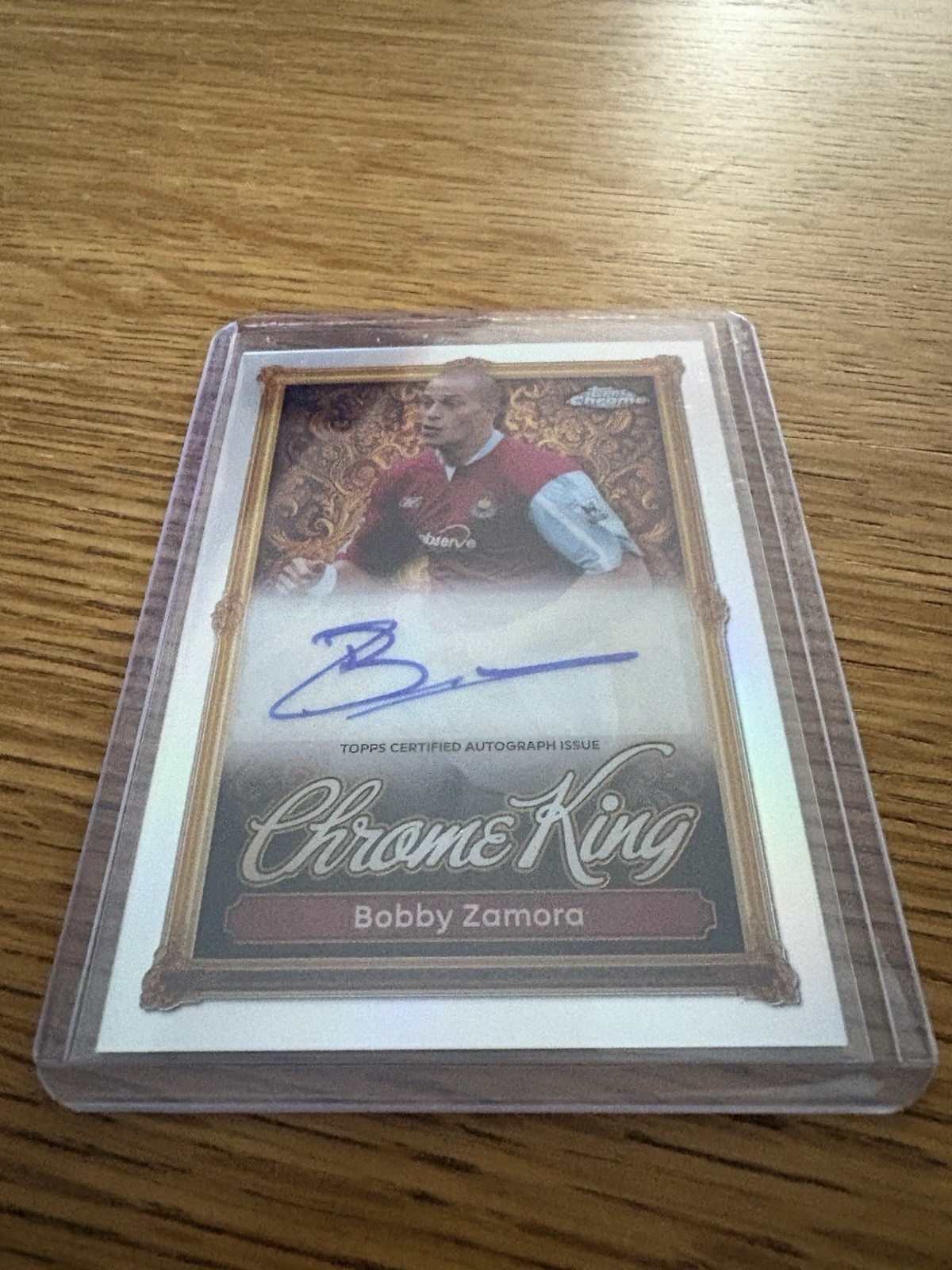 Topps Premier League 2026 Bobby Zamora Chrome Kings Auto West Ham for sale on Ebay