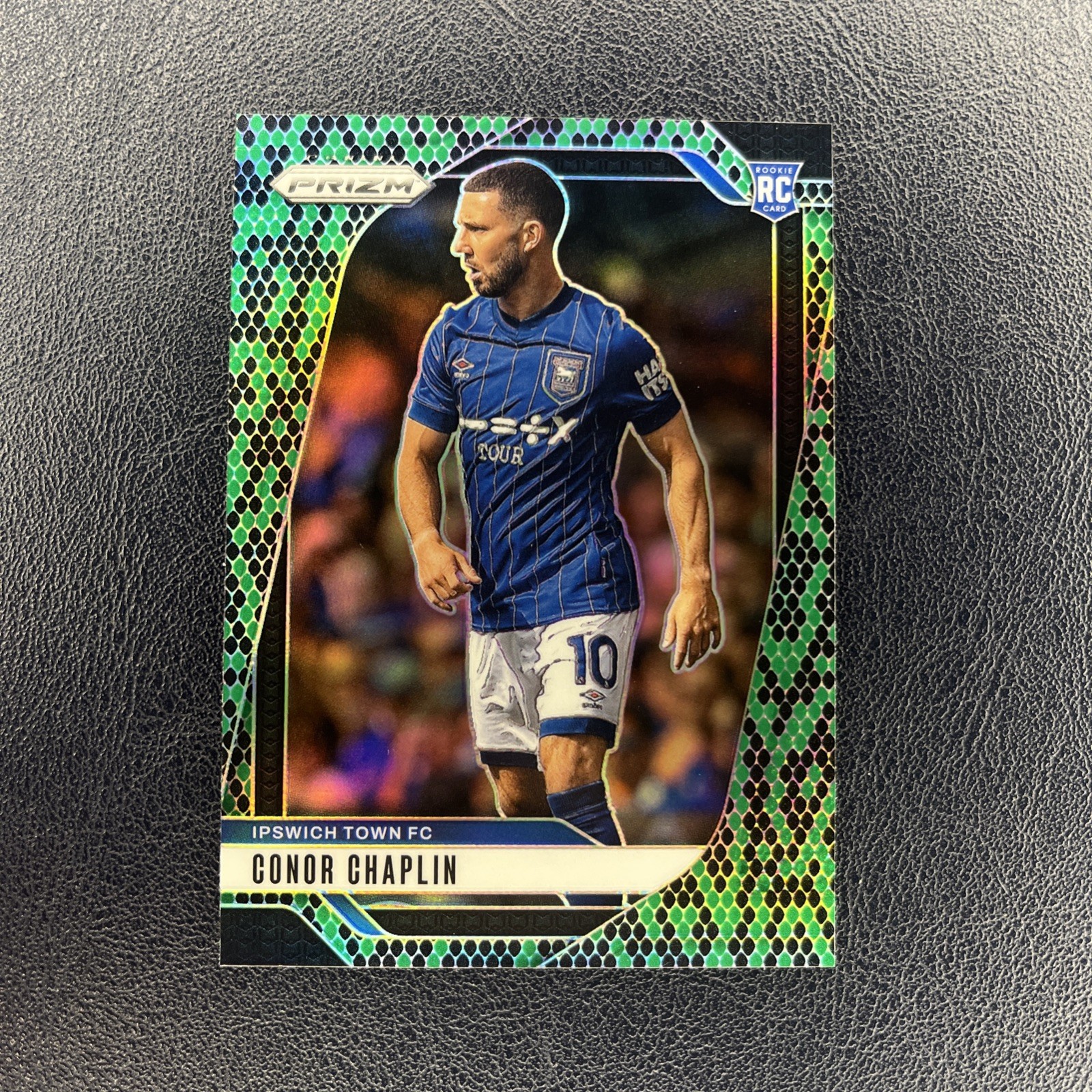 Panini Prizm Premier League 2024-25 Conor Chaplin Snakeskin SSP Prizm Ipswich for sale on Ebay