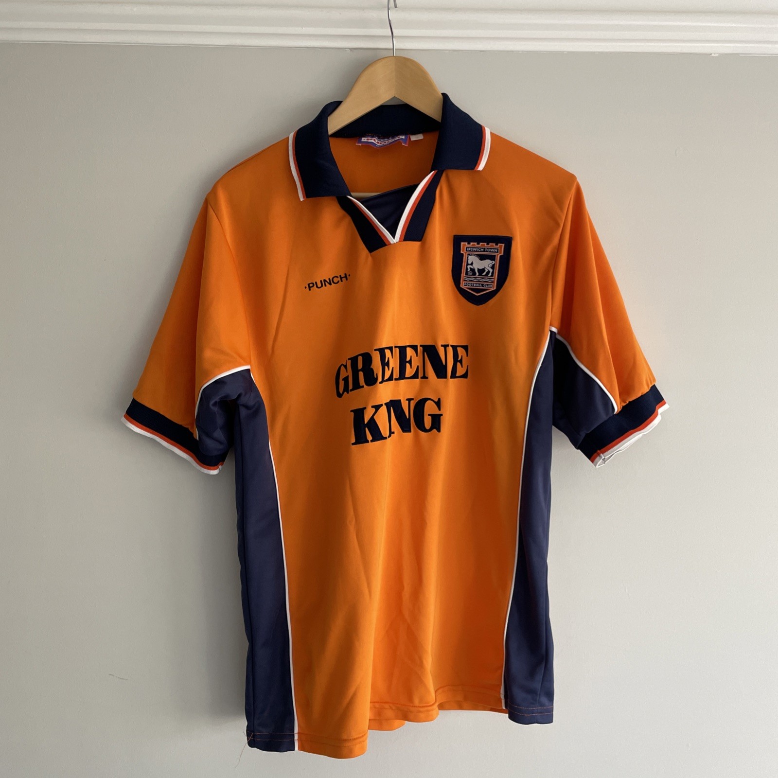 ipswich town fc away shirt 1998/00 medium for sale on Ebay