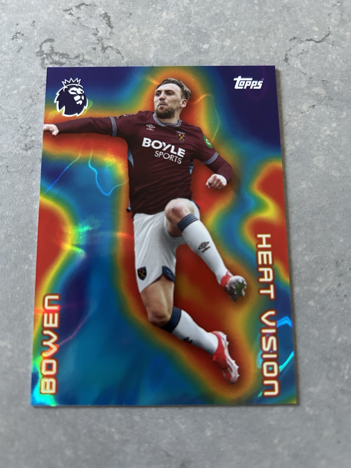 Topps Premier League 25/26 Heat Vision Jarrod Bowen West Ham Case Hit for sale on Ebay