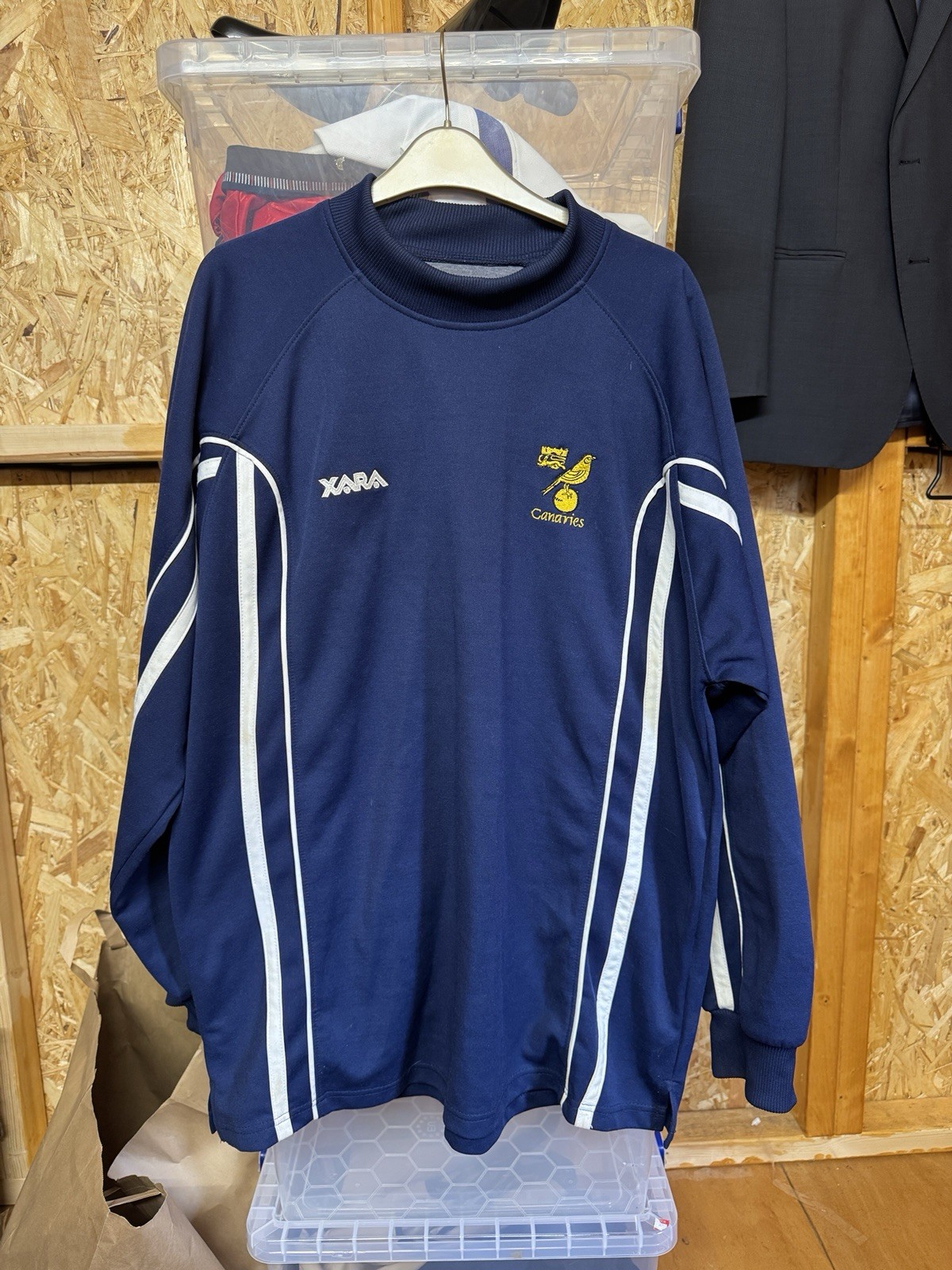 Norwich City Vintage Xara Training Jumper Rare - Men’s Size Large for sale on Ebay