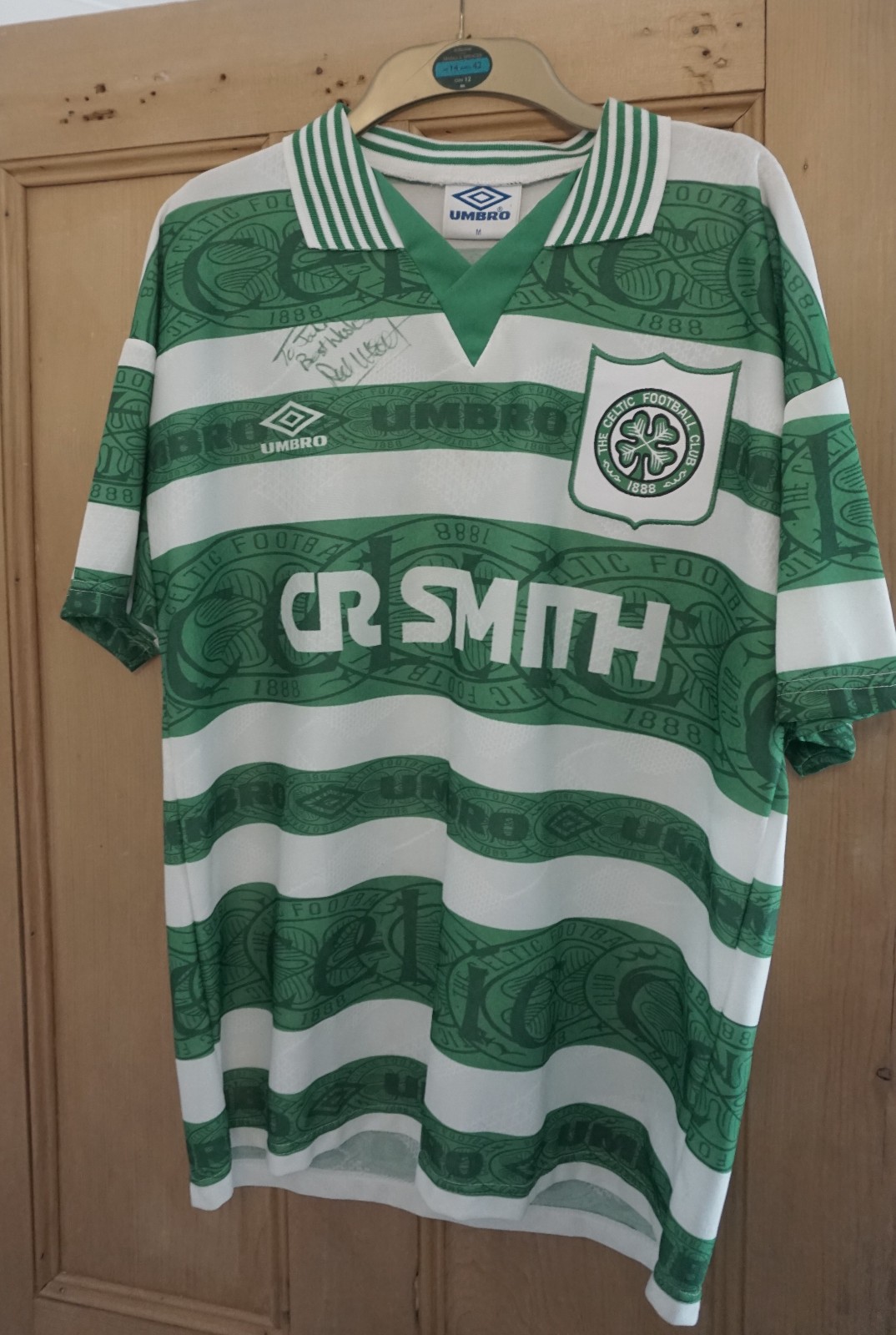 Celtic FC Home Shirt 1995-97 - Autographed by Paul McStay - Medium for sale on Ebay