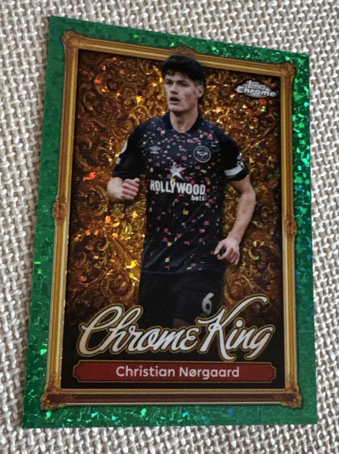 Parallel Norgaard Chrome King Topps Premier League 2025/2026 Brentford 25/26 CK4 for sale on Ebay