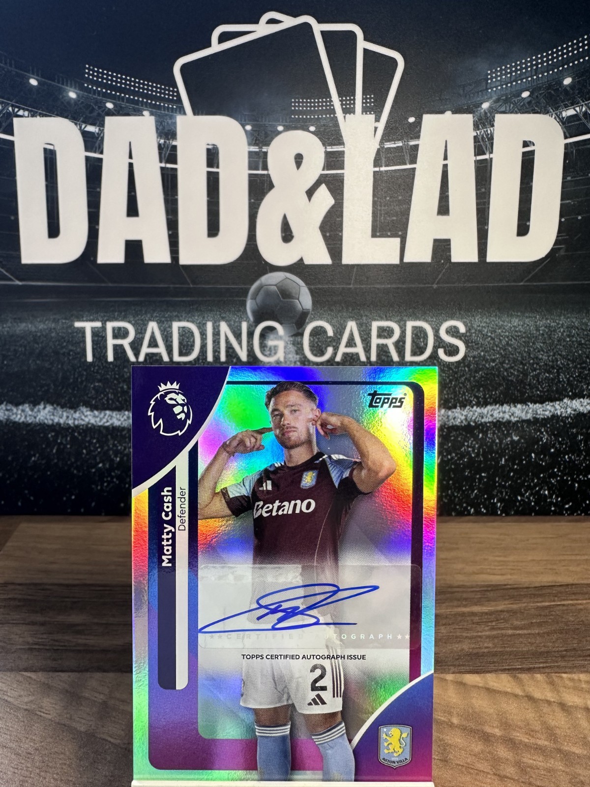 Topps Premier League 2026 Matty Cash Aston Villa Auto #AC-MCA for sale on Ebay