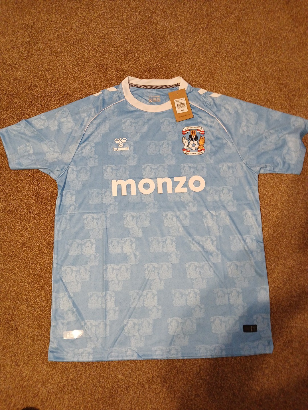 Coventry City Home Shirt Size xxxl Adult 25/26 for sale on Ebay
